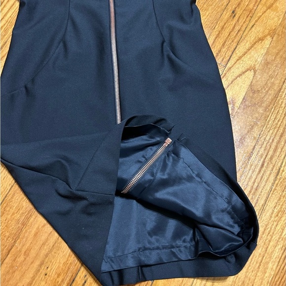 Ted Baker Ravana front-zip dress in Black - Size US 4 - Picture 8 of 13